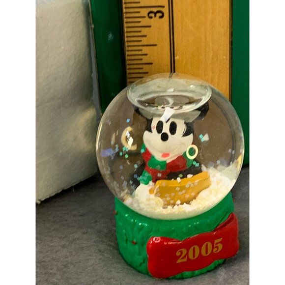 Disney 2005 Mickey Mouse Mini Snow Globe with Original Box by JC Penny - Picture 5 of 9
